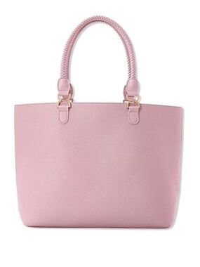Ulta Beauty Pink Braided-Handle Tote